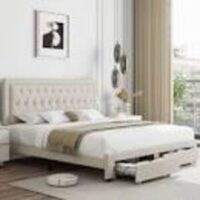 Queen Size Upholstered Bed